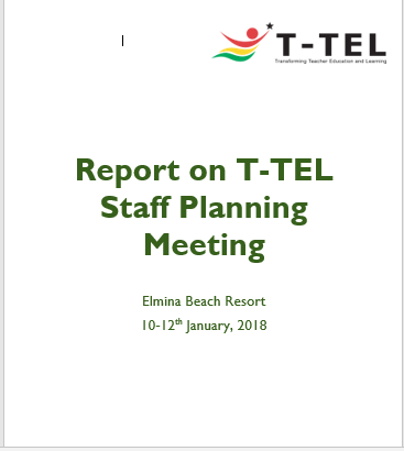 T-TEL Staff Planning Meeting Report_Vision and Values_Elmina _January